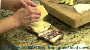 Clean Organic Avocado & Bacon Sandwich